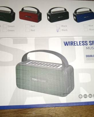 TGK TG-2411 radio Altoparlante Wireless + torcia