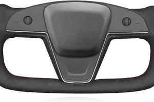 Coprivolante auto in pelle Tesla model S/X