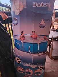 Piscina Bestway 3.05m x 76 cm con Skimmer e telo 