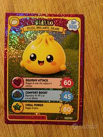 Squishy Dumpling carta ultrarara olografica Giallo