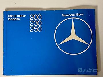 Mercedes Benz w123 libretto uso e manutenzione Ita