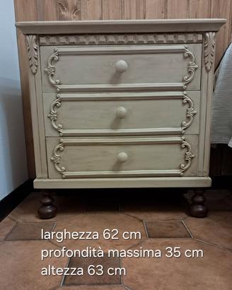 comodini letto 