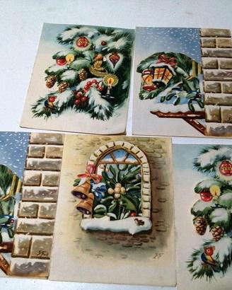 Biglietti auguri natale anni 70