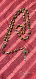  antico Rosario con reliquia di Fatima  