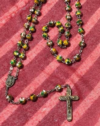  antico Rosario con reliquia di Fatima  