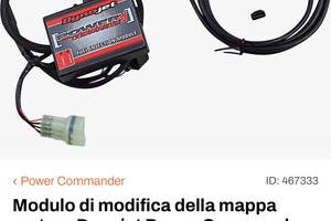 Centralina aggiuntiva power commander 5