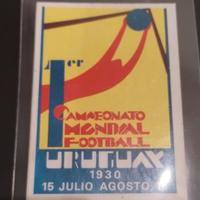 Panini Mexico 70 Poster Uruguay 1930 con velina
