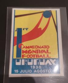 Panini Mexico 70 Poster Uruguay 1930 con velina