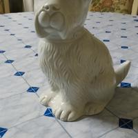 cane in porcellana capodimonte