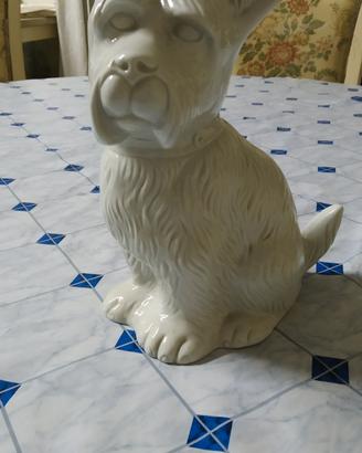 cane in porcellana capodimonte
