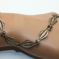 Splendido bracciale Vintage filigrana argento