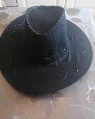 Cappello cow boy nero 