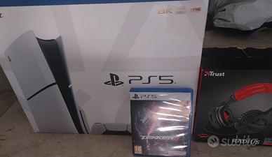 PS5 Slim Disco 1 TB + Tekken 8+ Cuffie