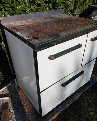 Stufa a legna, cucina