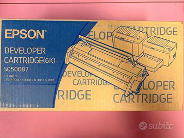 TONER EPSON DEVELOPER CARTRIDGE S050087 ORIGINALE