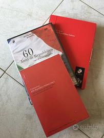 60 anni della repubblica COFANETTO ROSSO dvd libr