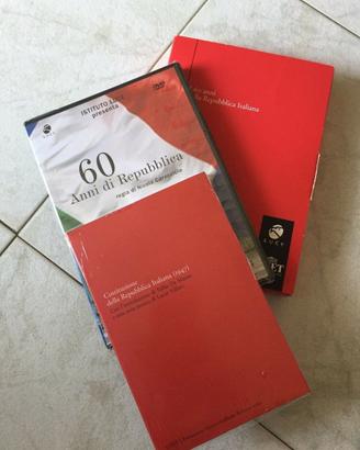 60 anni della repubblica COFANETTO ROSSO dvd libr