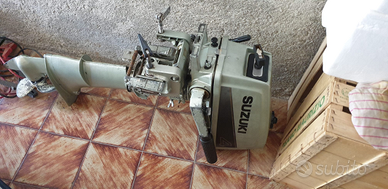 Gommone/ tender con ruote e motore suzuky