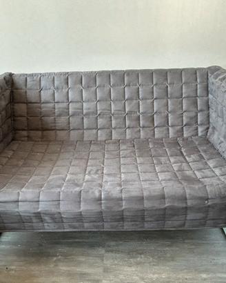 Seduta Ikea 2 posti in tessuto con tavolino