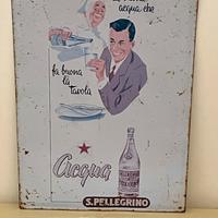 Insegna in netallo  San Pellegrino