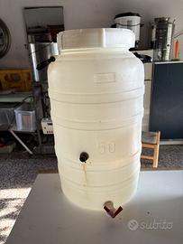 Fermentatore birra 50 lt plastica