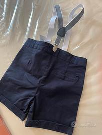 Pantaloncino con bretelle bambino