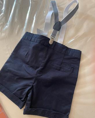 Pantaloncino con bretelle bambino