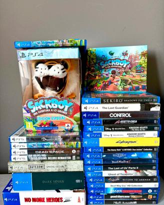 Lotto/Blocco giochi PS4 e PS5
