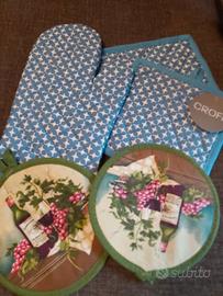 Guanto forno e presine nuove