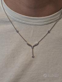 Collana oro e diamanti 