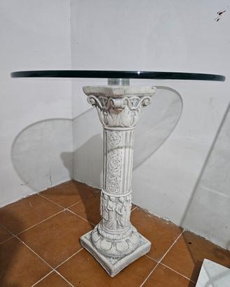 Tavolo rotondo cristallo girevole