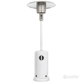 Stufa a fungo a GPL per esterno Bianco 