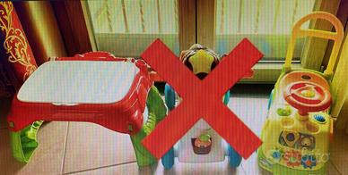 Tavolo Clementoni e auto con suoni