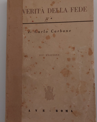 Libro antico Le verità della fede