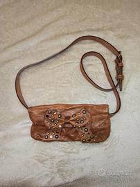 Marsupio con cintura in pelle marrone Fornarina