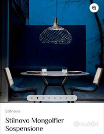 Lampadario Stilnovo Mongolfier Stilnovo