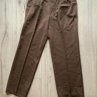 Pantalone classico marrone Pierre Cardin