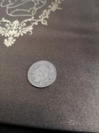 20 centesimi franco svizzero anno 1911