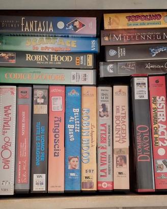 Lotto 38 videocassete vhs