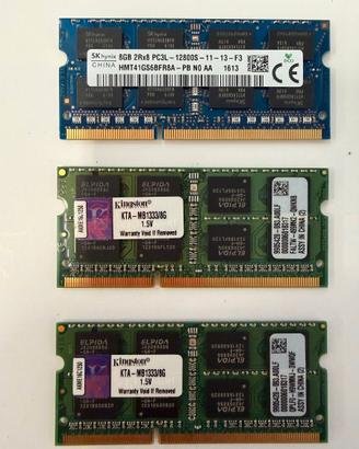 Kit RAM 24GB DDR3 SODIMM (3×8GB)