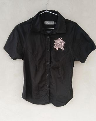 Camicietta donna Harley Davidson, tg XL, nera