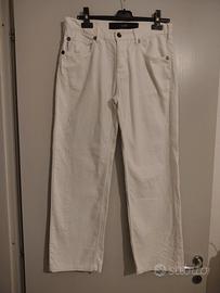 Pantaloni Jeans Armani vintage bianchi da uomo