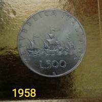 Monete L.500 D' Argento