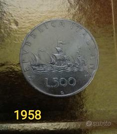 Monete L.500 D' Argento