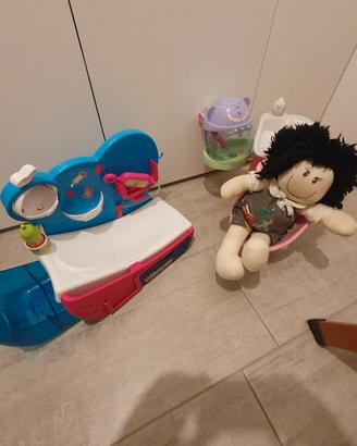 fasciatoio e postazione parrucchiera