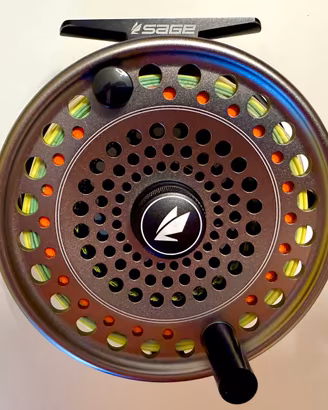 Sage fly reel Spey 6-7-8 con coda