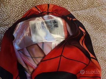 vestito spiderman 4/6 anni 110/116 cm