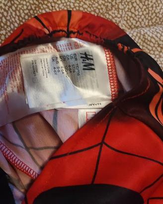 vestito spiderman 4/6 anni 110/116 cm