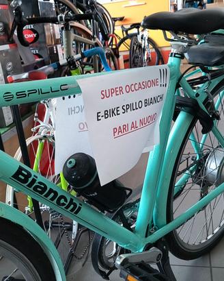 E-bike Spillo Bianchi - 28" - Pari a nuovo.