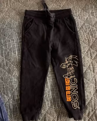 Pantaloni Tuta Sonic Bambino 3 - 4 Anni